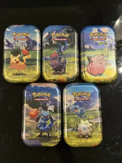 Pokemon Ascended Heroes Mini Tins Full Set of 5 - New & Sealed #3 - Image 1