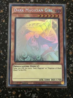 Yugioh Dark Magician Girl GFP2 Ghost Rare 1st Edition VLP - Image 3