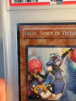 [PSA 9] YU-GI-OH! Strike of Neos: Freya, Spirit of Victory 1st Edition #EN064 - Image 2