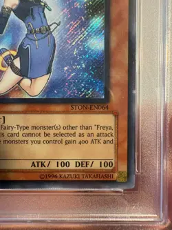 [PSA 9] YU-GI-OH! Strike of Neos: Freya, Spirit of Victory 1st Edition #EN064 - Image 5
