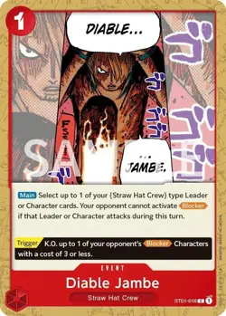 Diable Jambe - ST01-016 LP - One Piece - Image 1