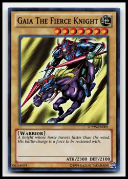 Gaia The Fierce Knight LCYW-EN002 Legendary Collection 3 Yugioh Card - Image 1