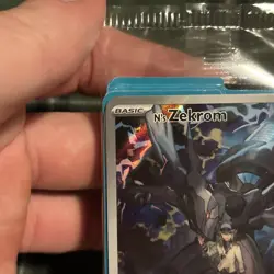 Pokemon Center N's Zekrom 031 Black Star Promo Card I PC STAMPED - Image 2