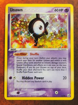 Pokemon Card - Unown (K) Unseen Forces K/28 Holo Rare - Image 1