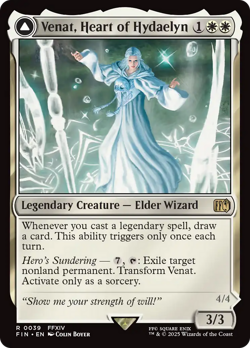 Venat, Heart of Hydaelyn // Hydaelyn, the Mothercrystal (FOIL) x1 - MTG FIN #39 - Image 1
