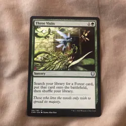 MTG Magic the Gathering Three Visits Commander Legends (#261) NM - Image 1