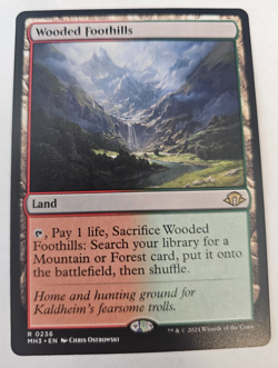 Wooded Foothills - Modern Horizons 3- MTG - Image 1