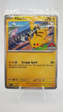 Pikachu Mew SVP Worlds 190 Pokemon Center Promo 2024 World Championships Sealed - Image 1