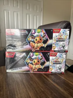 Pokemon Prismatic Evolutions Surprise Box/Booster Sam's Club Bundle (Lot Of 2) - Image 1