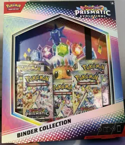 Pokemon TCG SV8.5 Prismatic Evolutions Binder Collection Box Factory Sealed - Image 1