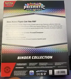 Pokemon TCG SV8.5 Prismatic Evolutions Binder Collection Box Factory Sealed - Image 2