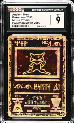 CGC 9 MINT Ancient Mew Holo Holographic Pokemon 2000 WOTC Movie Promo - Image 1