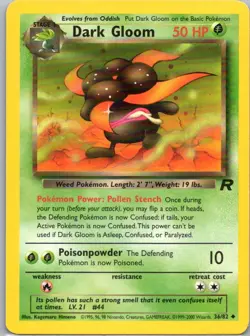 Pokemon TCG Dark Gloom 36/82 Team Rocket LP - Image 1
