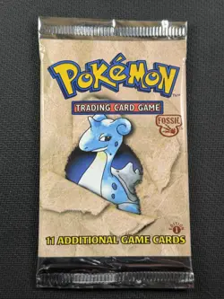 Pokemon TCG Sealed Fossil 1st Edition Lapras Light WotC 1999 Ultra Rare - Image 1