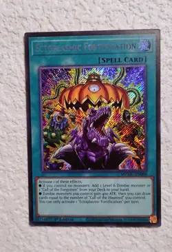 Ectoplasmic Fortification - Maze of Muertos MZMU-EN008 Yu-Gi-Oh Secret Rare NM/M - Image 1