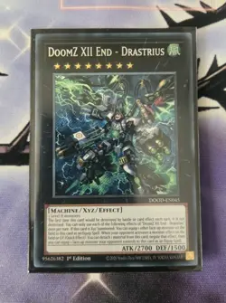 DoomZ XII End - Drastrius DOOD-EN045 Secret Rare 1st Edition NM Yugioh - Image 1
