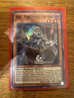 Seal, Strategist Fur Hire - DASA-EN018 - Super Rare - Unlimited LP - Image 1