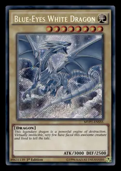Blue-Eyes White Dragon MVP1-ENS55 SCR The Dark Side of Dimensions Yu-Gi-Oh NM - Image 1