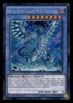 Blue-Eyes Chaos MAX Dragon MVP1-ENS04 SCR The Dark Side of Dimensions Yu-Gi-Oh - Image 1