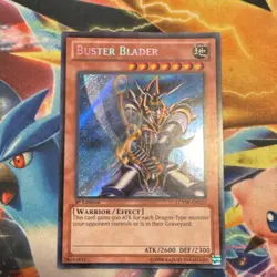 Yu-Gi-Oh Buster Blader Secret Rare Holo 1st Ed LIGHT PLAY 🔎 See description! - Image 1