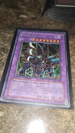 Konami Dark Paladin Secret Rare DMG-001 Limited Edition Yu-Gi-Oh! TCG (Crease) - Image 1