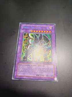 Konami Dark Paladin Secret Rare DMG-001 Limited Edition Yu-Gi-Oh! TCG (Crease) - Image 2