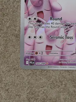 [ NM ] Wigglytuff 105/094 Phantasmal Flames Full Art Pokemon Card - Image 4