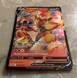 Infernal V Jumbo Oversized Sword & Shield Promo Pokemon Cards SWSH252 - Image 4