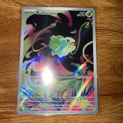 Bulbasaur MEG 133/132 Illustration Rare Pokemon TCG Holo Card Near Mint - Image 1