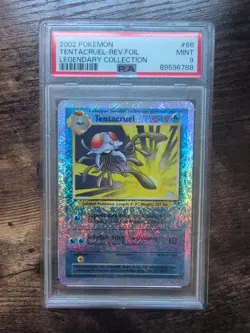 Tentacruel Reverse Foil Legendary Collection 66/110 Pokemon Card PSA 9 - Image 1