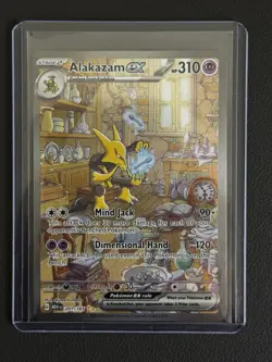 Pokemon TCG Alakazam EX 201/165 Scarlet & Violet 151 Card - Image 4