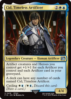 Cid, Timeless Artificer (FOIL) x1 - MTG Final Fantasy FIN #418 - Image 1
