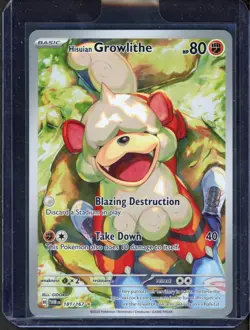 Hisuian Growlithe #181 Pokemon Twilight Masquerade - Image 1