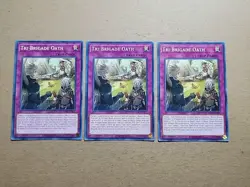 3x Tri-Brigade Oath - PHRA-EN071 - 1st Edition - YuGiOh-LP - Image 1