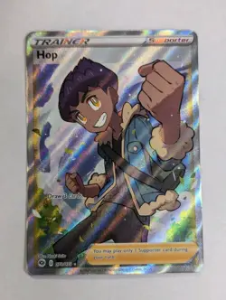 Hop - 073/073 - Pokemon Champions Path Sword & Shield Full Art Trainer Card NM - Image 1