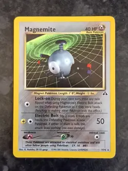 Magnemite Holo 7/75 Neo Discovery Pokemon Card - Image 1