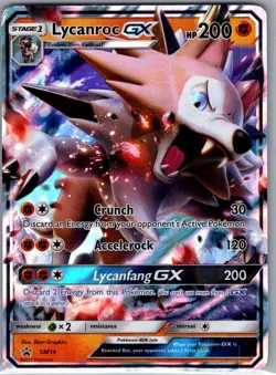 Lycanroc GX SM14 SM Promos - Pokemon Card - NM - Image 1