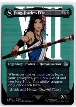 Fang, Fearless l'Cie (Borderless) 381 FINAL FANTASY Magic: The Gathering NM - Image 1