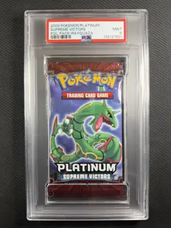 Pokemon Cards PSA 9 NM Rayquaza Platinum Supreme Victors Pack 2009 Ultra Rare - Image 1