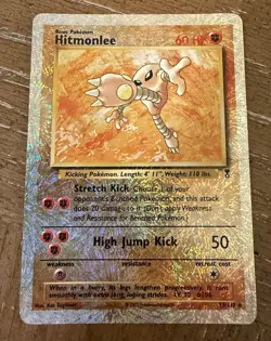 Pokemon Hitmonlee 13/110 Legendary Collection Reverse Holo Rare 2002 60 HP - Image 1