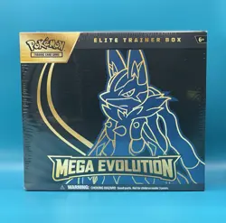 Pokemon Mega Evolution TCG Lucario Elite Trainer Box ETB New Factory Sealed - Image 1