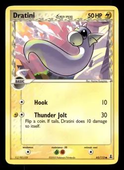 Dratini 65/113 Common Delta Species Pokemon LP - Image 1