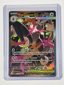 Mega Lopunny ex 128/094 Special Illustration Rare SIR Phantasmal Flames Pokemon - Image 3