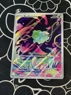 Pokemon TCG - Bulbasaur 133/132 Holo Illustration Rare Mega Evolution NM - Image 1