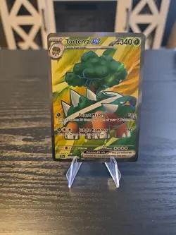 Torterra ex 185/162 - Pokemon SV05: Temporal Forces Full Art Ultra Rare Holo NM - Image 1