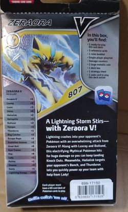 Pokemon TCG: Zeraora V Battle Deck - Image 3