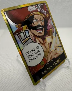 One Piece near mint Gold Don Card (Gol.D.Roger) Carrying on His Will - Image 2