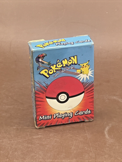 1999 Pokemon Mini Playing Cards Deck Blue Missing One Card READ - Image 1