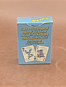 1999 Pokemon Mini Playing Cards Deck Blue Missing One Card READ - Image 2