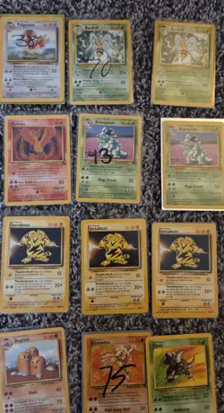 31 VTG 90s WOTC Wizards Non Holo Rare Pokemon Cards Lot Jungle Fossil Base Set - Image 2